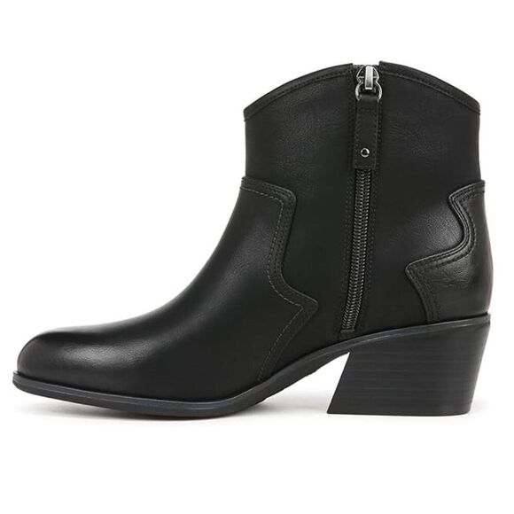 Dr. Scholl's Black Leather Ankle Booties Size 10M - Picture 2 of 13